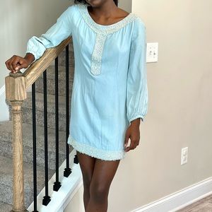 Vintage Suzy Perette Beaded Shift Mini Dress